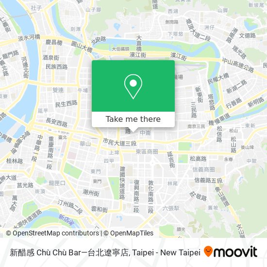 新醋感 Chù Chù Bar—台北遼寧店 map