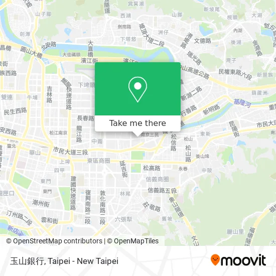 玉山銀行 map