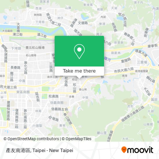 產友南港區 map