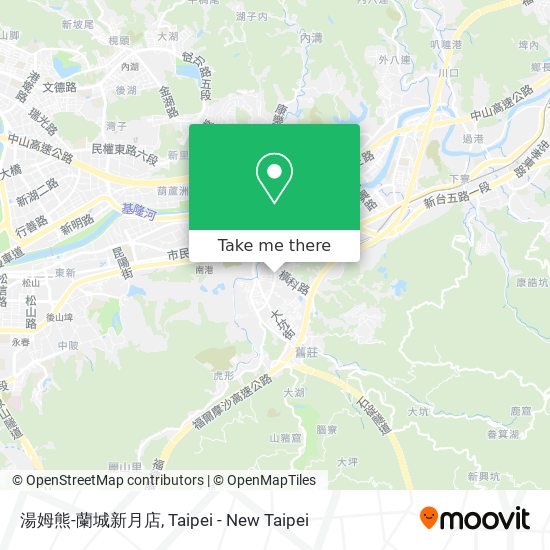 湯姆熊-蘭城新月店 map