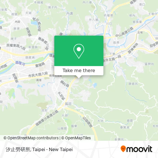 汐止勞研所 map