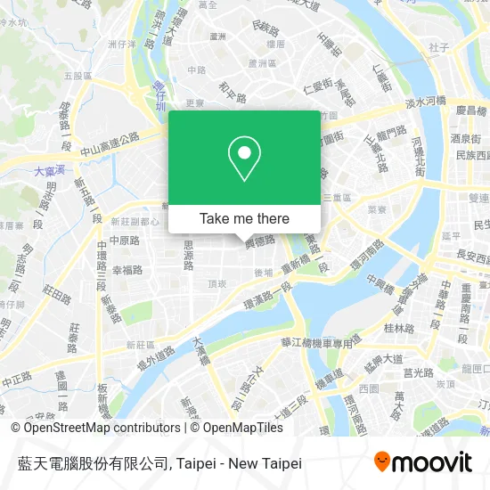 藍天電腦股份有限公司 map