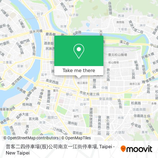 普客二四停車場(股)公司南京一江街停車場 map
