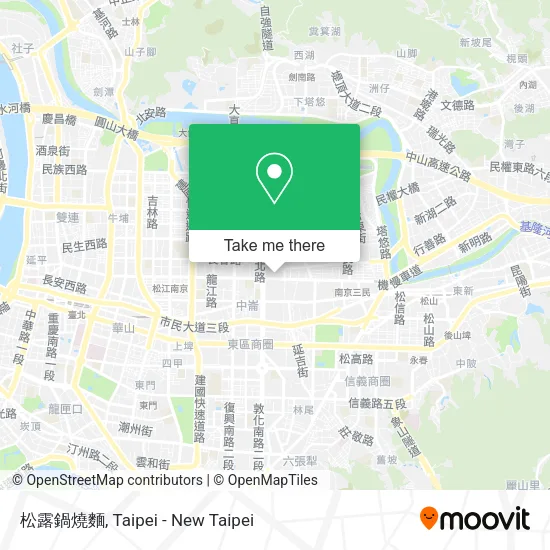 松露鍋燒麵地圖