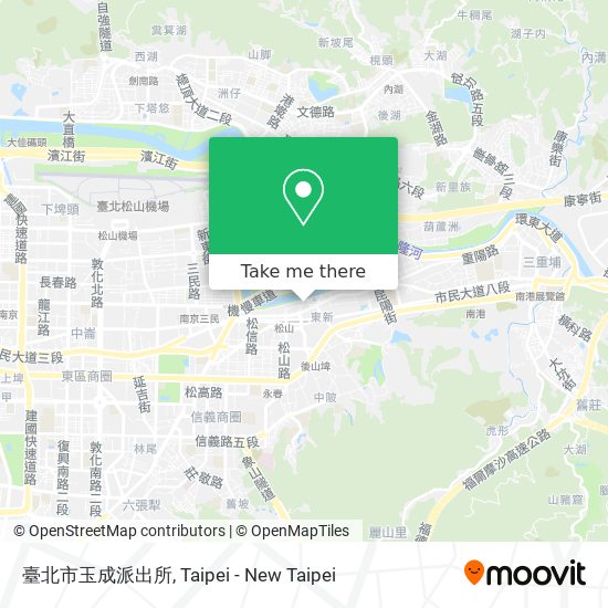 臺北市玉成派出所 map