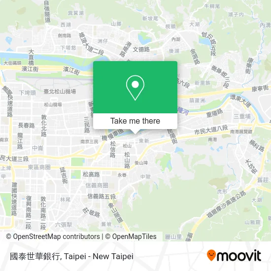 國泰世華銀行 map