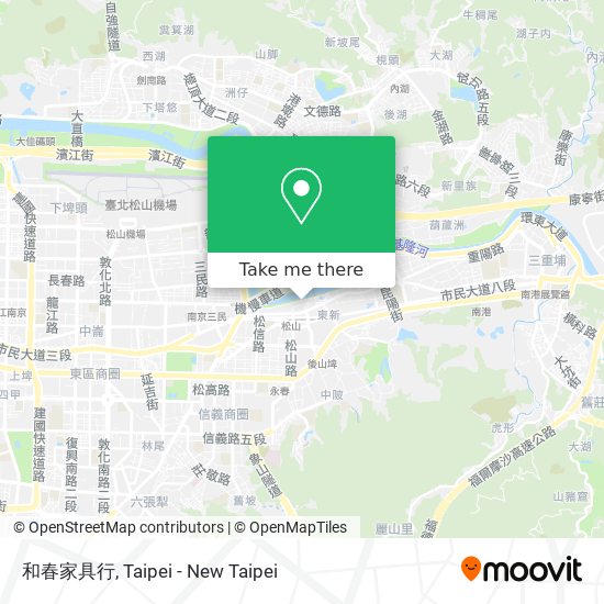 和春家具行 map