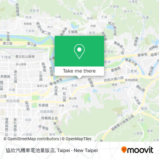 協欣汽機車電池量販店地圖