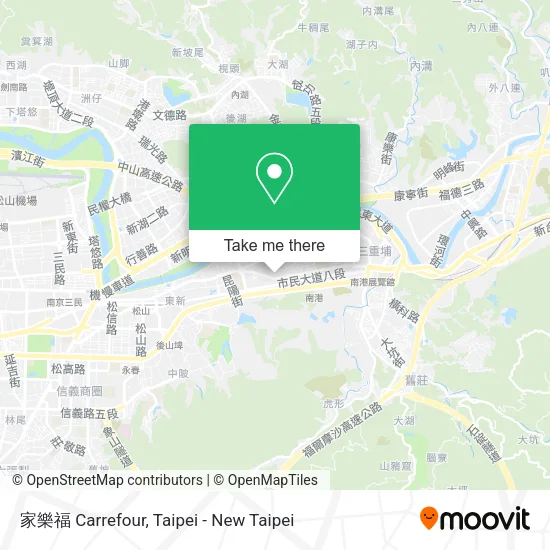家樂福 Carrefour map