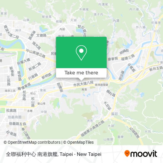 全聯福利中心 南港旗艦 map