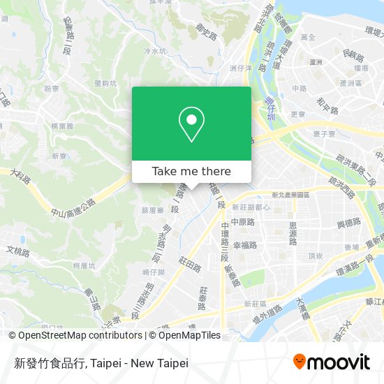 新發竹食品行 map