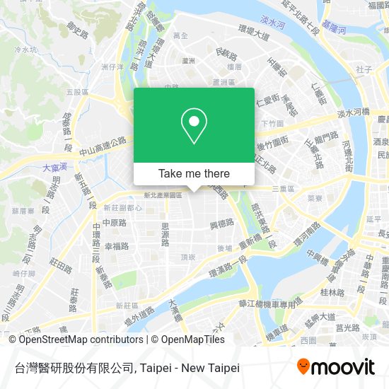台灣醫研股份有限公司地圖