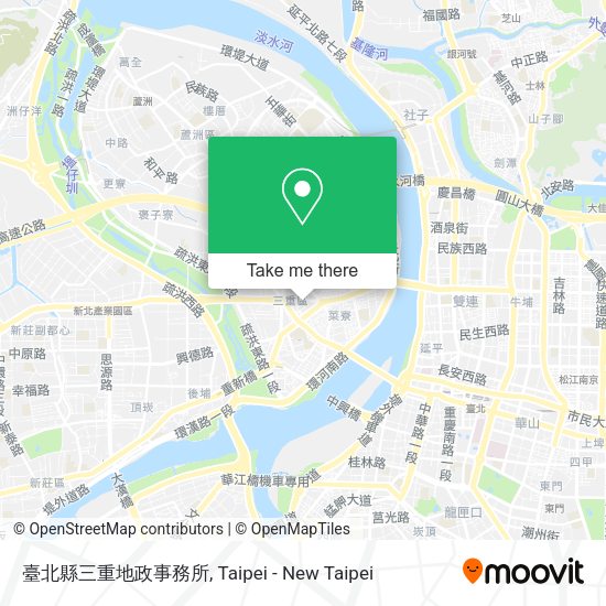 臺北縣三重地政事務所地圖