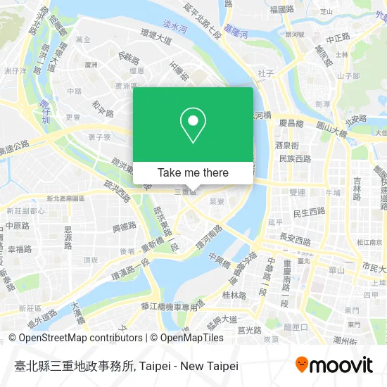 臺北縣三重地政事務所地圖