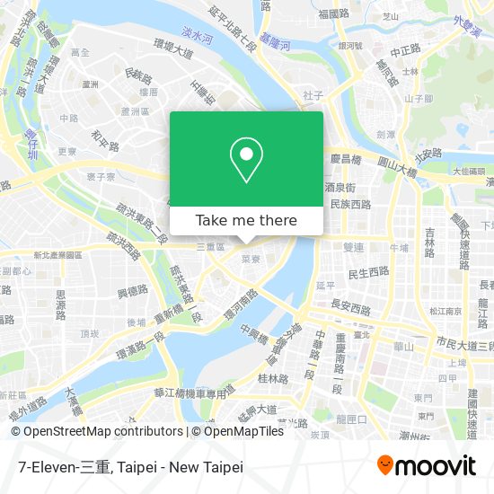 7-Eleven-三重 map