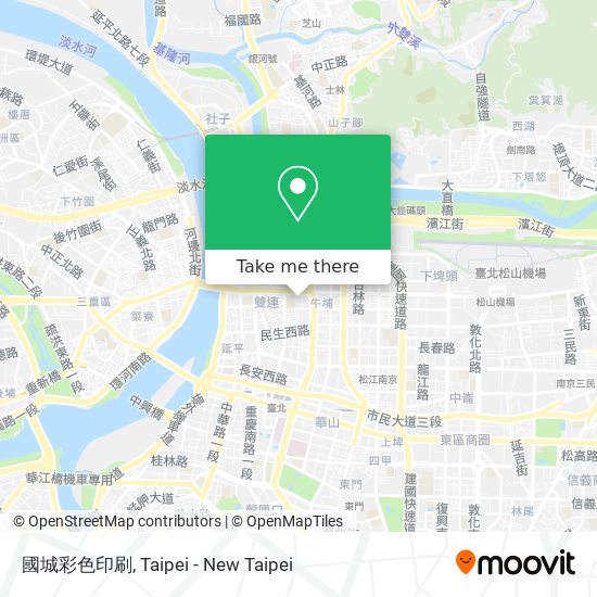 國城彩色印刷 map