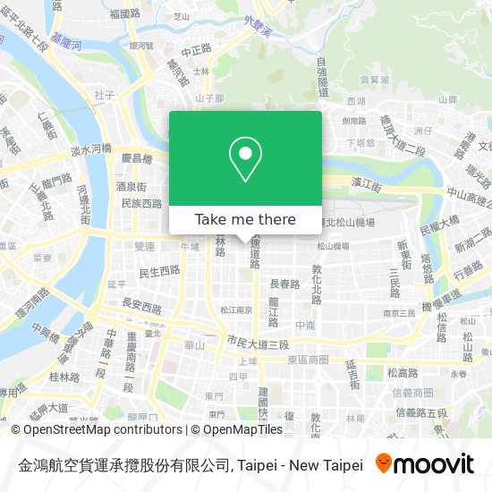 金鴻航空貨運承攬股份有限公司 map