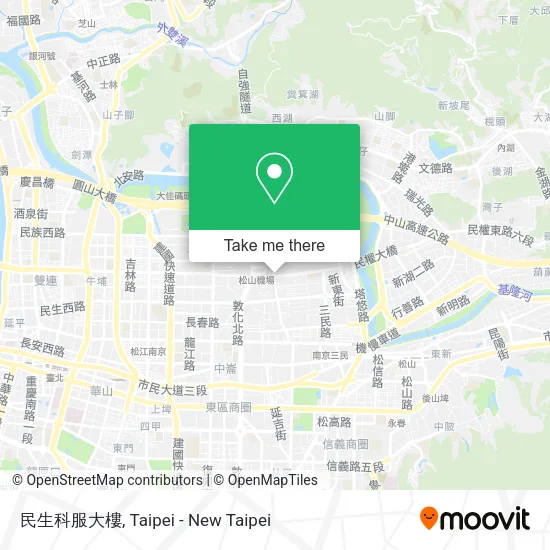 民生科服大樓地圖
