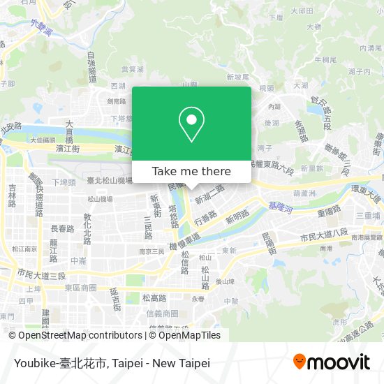 Youbike-臺北花市 map