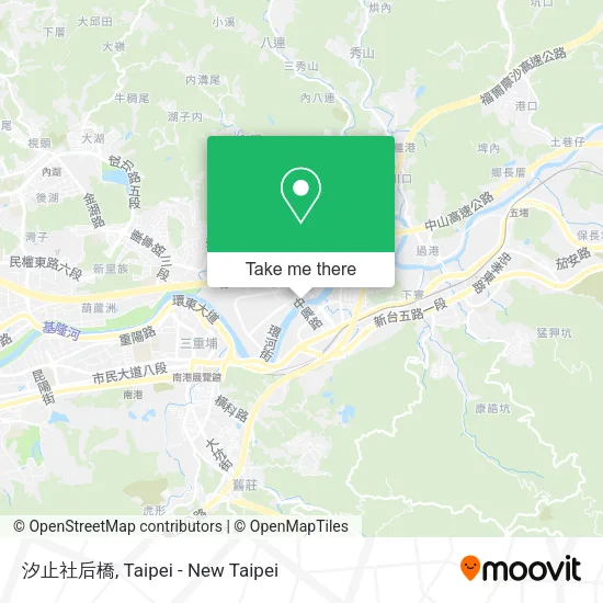 汐止社后橋 map