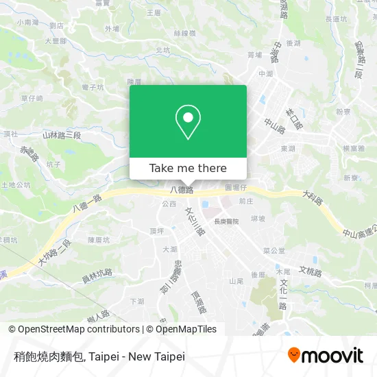 稍飽燒肉麵包 map
