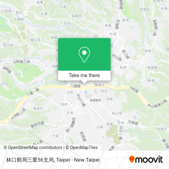 林口郵局三重56支局地圖