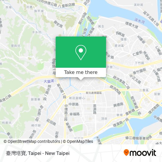 臺灣培寶 map