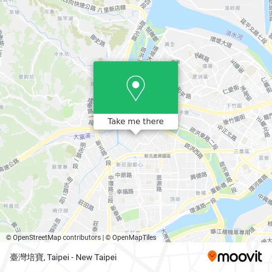 臺灣培寶地圖