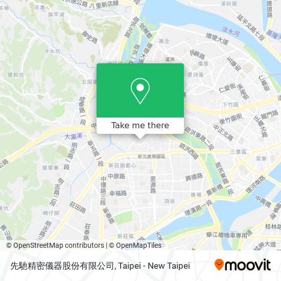 先馳精密儀器股份有限公司 map