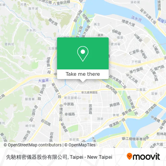 先馳精密儀器股份有限公司地圖