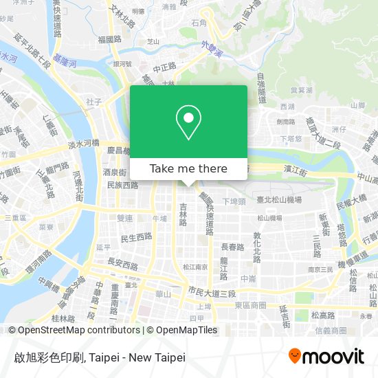 啟旭彩色印刷 map