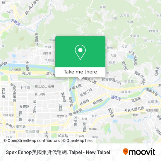 Spex Eshop美國集貨代運網 map