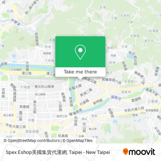 Spex Eshop美國集貨代運網地圖