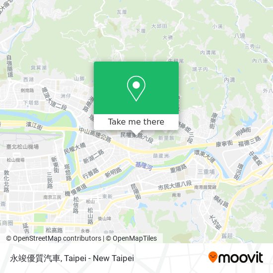 永竣優質汽車 map