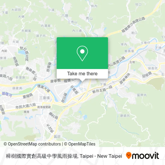 樟樹國際實創高級中學風雨操場地圖