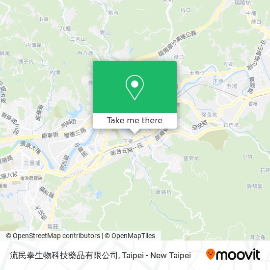流民拳生物科技藥品有限公司 map