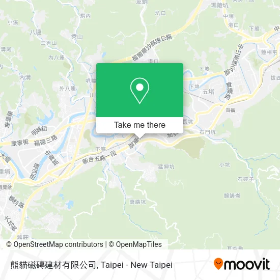 熊貓磁磚建材有限公司地圖