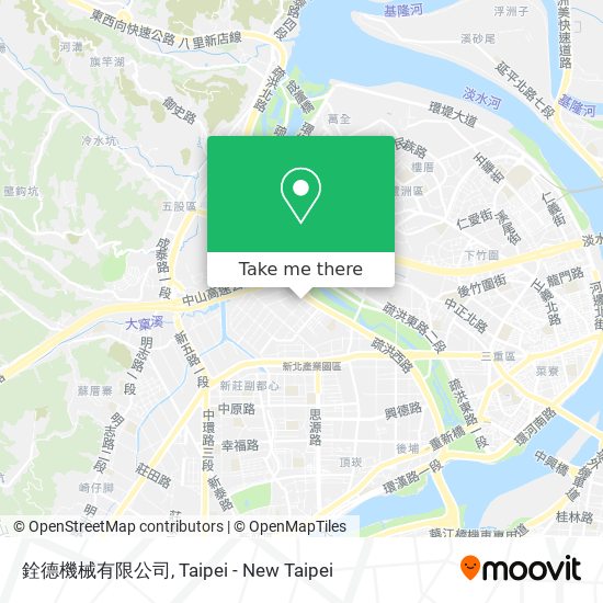 銓德機械有限公司 map