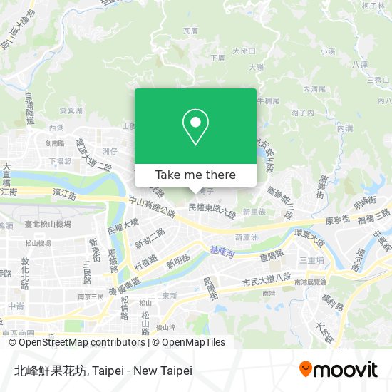 北峰鮮果花坊 map