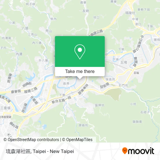 琉森湖社區地圖