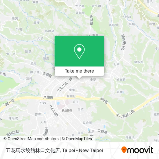 五花馬水餃館林口文化店地圖