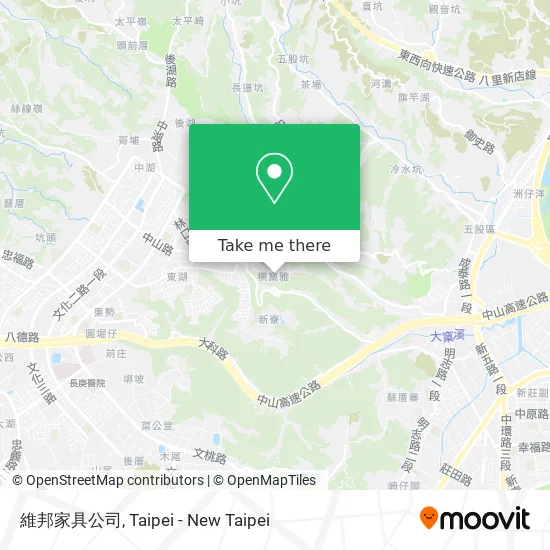 維邦家具公司 map