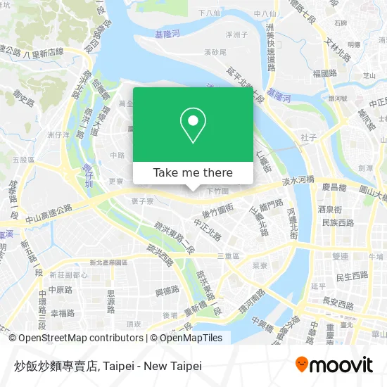 炒飯炒麵專賣店地圖