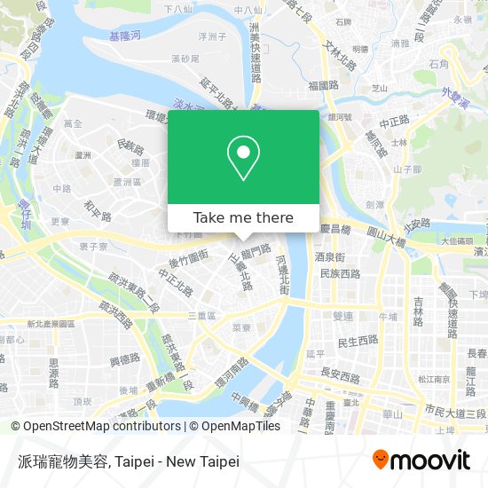 派瑞寵物美容 map