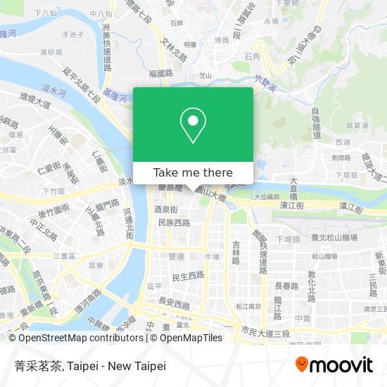 菁采茗茶 map