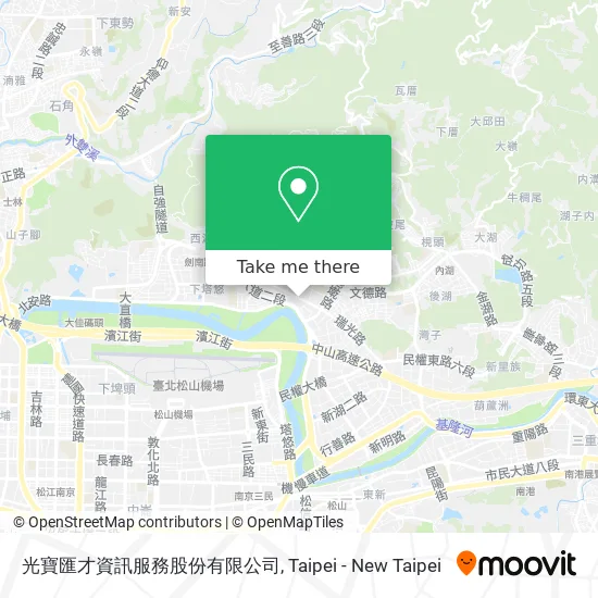 光寶匯才資訊服務股份有限公司 map