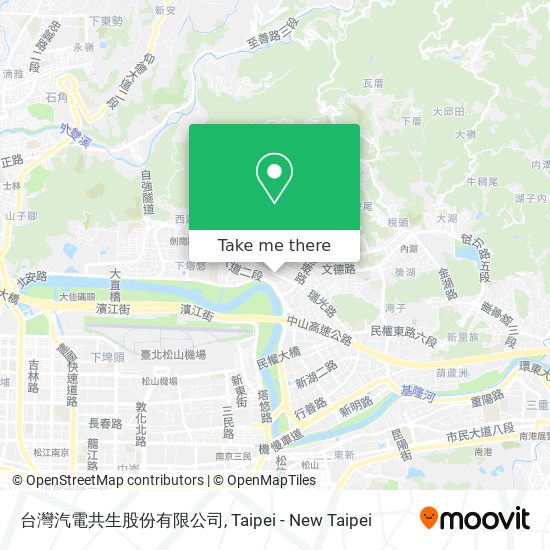 台灣汽電共生股份有限公司地圖