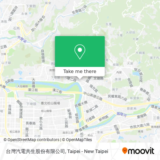 台灣汽電共生股份有限公司地圖