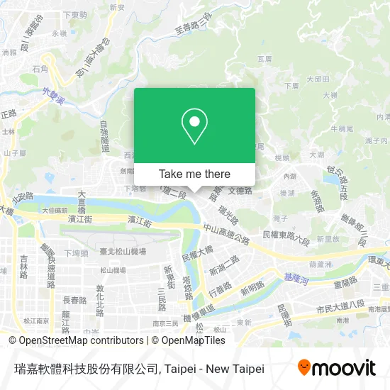 瑞嘉軟體科技股份有限公司地圖