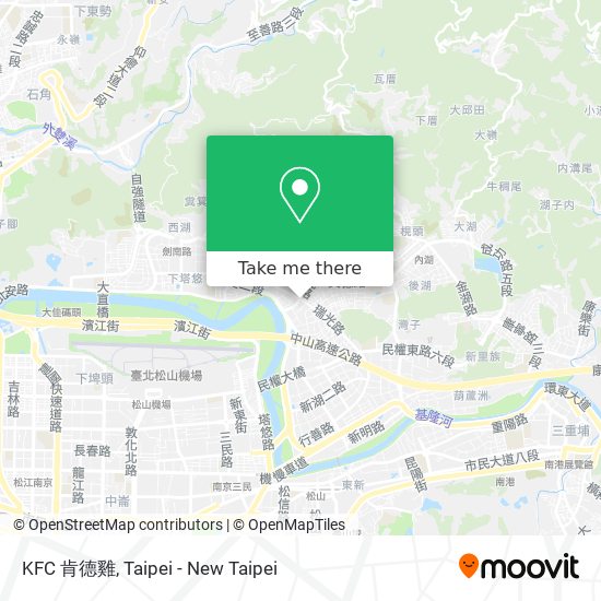 KFC 肯德雞 map